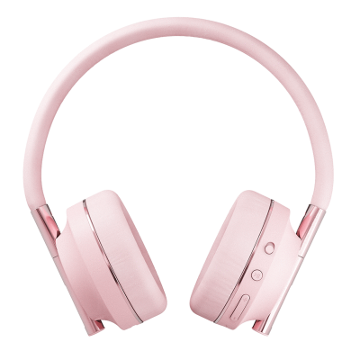 Happy Plugs Play Youth Headphones in Pink Gold - 105-1698