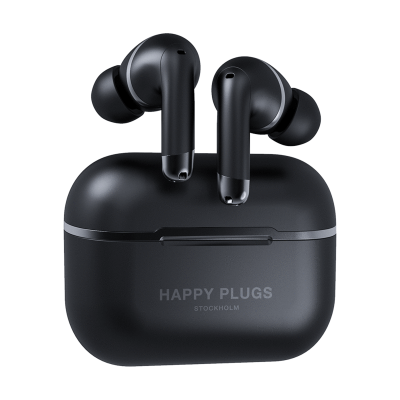 Happy Plugs Air 1 Active Noise Cancelling Headphones in Black  - 105-1640