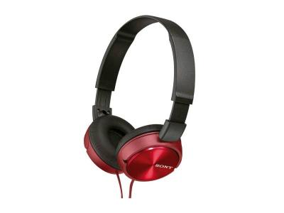 Sony On Ear Headphones in Red  - MDRZX310APR