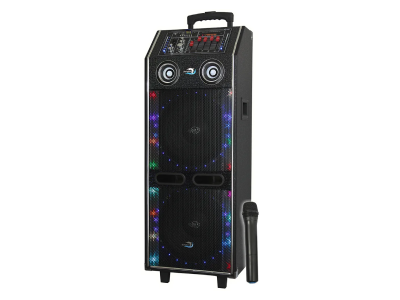 Dolphin Active Party Speaker with Bluetooth Graphic Equalizer and Sound Activated Lights - SP-14BT