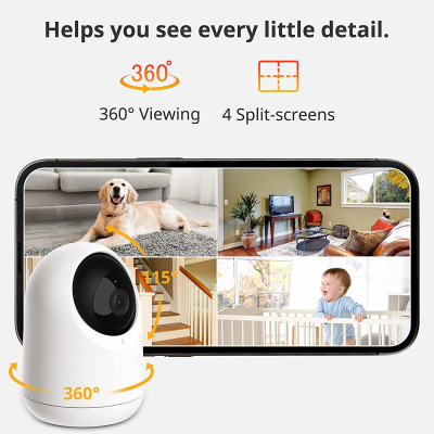 SwitchBot Indoor Wi-Fi Security Camera - Pan/Tilt Cam 2K