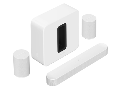 Sonos Premium Immersive Set Beam (Gen 2) Sub (Gen 3) and Era 100 - Premium Immersive Set (Beam Sub Era 100) (W)