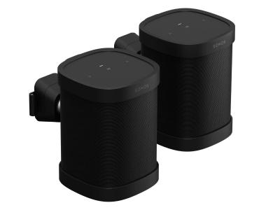 Sonos Wall Mount For Sonos One in Black - Sonos One Wall Mount (Pair) (B)