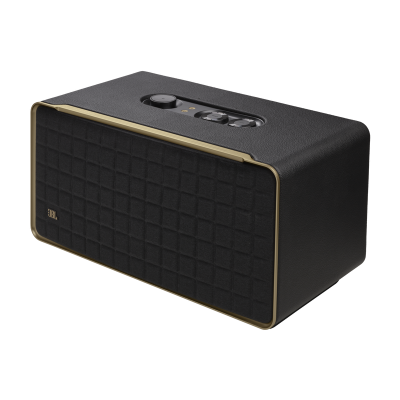 JBL Authentics 500 Hi-Fidelity Smart Home Speaker with Retro Design - JBLAUTH500BLKAM