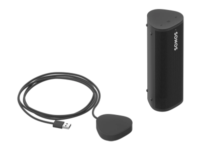 Sonos Roam SL & wireless Charging Set in Black - Roam SL Charging Set (B)