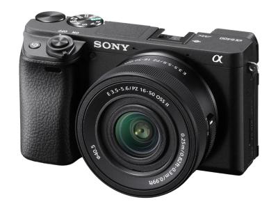Sony Alpha 6400 E-mount camera with 16–50 mmII Power Zoom Lens - ILCE6400KB