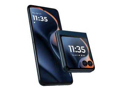 Motorola 6.9 Inch 256GB Flip Smartphone in PANTONE Gibraltar Sea - Motorola Razr 2025
