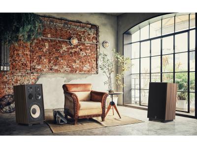 Elipson Heritage XLS 15 3-Way Compact Floorstanding Loudspeaker - RXLS15 (Walnut)