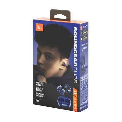 JBL Soundgear Clips True Wireless Open-Ear Headphones - JBLSNDGEARCLBLUAM