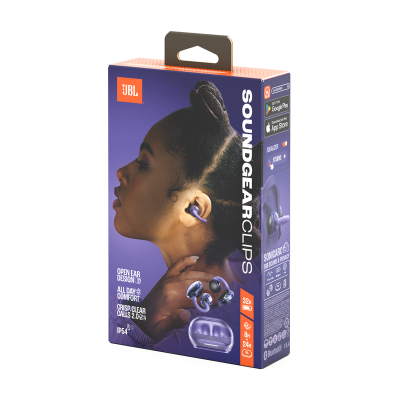 JBL Soundgear Clips True Wireless Open-Ear Headphones - JBLSNDGEARCLPURAM