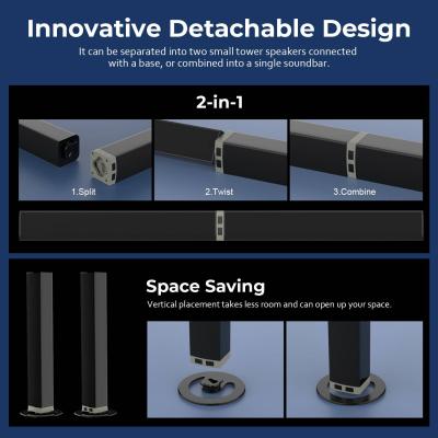 DBI International 70W Bluetooth Soundbar with HDMI ARC And Deep Bass - DBI-KY2020D