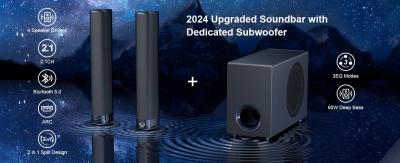 DBI International 2.1 Channel Bluetooth Soundbar with Subwoofer - DBI-KY8000E