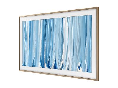 65" Samsung Frame Customizable Bezel in Beige Wood - VGSCFH65TKBZA