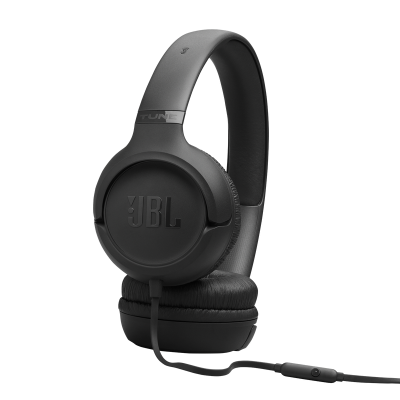 JBL Tune 530 Wired On-Ear Headphones - JBLT530BLKAM