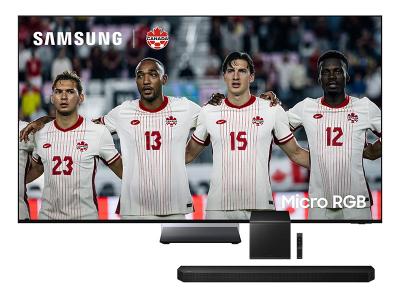 85" Samsung Micro RGB R95H 4K TV + Q Series Soundbar - MRN85R95HAFXZC-HW-Q800F/ZC