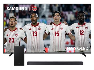 55" Samsung Neo QLED QN80H 4K Smart TV + Q-Series Soundbar - QN55QN80HAFXZC-HW-Q600F/ZC