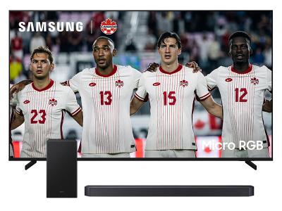 55" Samsung Micro RGB R85H Smart TV + Q-Series Soundbar - MRN55R85HAFXZC-HW-Q600F/ZC