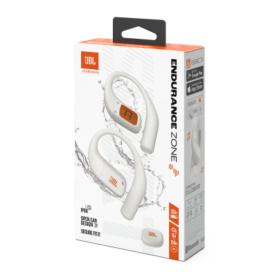 JBL Endurance Zone True Wireless Open-Ear Sport Headphones - JBLENDUZONEWHTAM