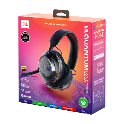 JBL Wireless Multiplatform Gaming Headset - JBLQTUM520XBLKAM