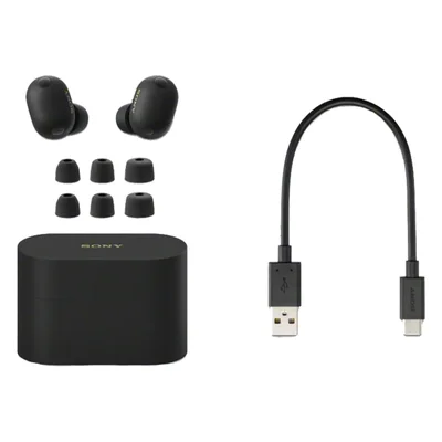 Sony The Best Truly Wireless Noise Cancelling Earbuds in Black - WF-1000XM6/B