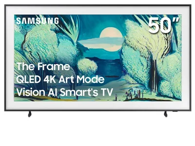 50" Samsung QN50LS03FAFXZC The Frame QLED 4K Art Mode Vision AI Smart TV (2025)