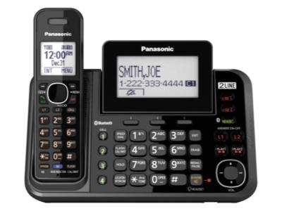 Panasonic 2-Line Cordless Phone With Link-to-Cell - KXTG9541B