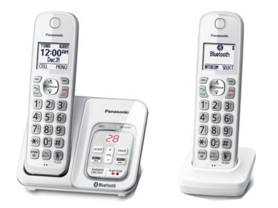 Panasonic Cordless Phone With Link to Cell And Remote Voice Assist Function - KXTGD592W